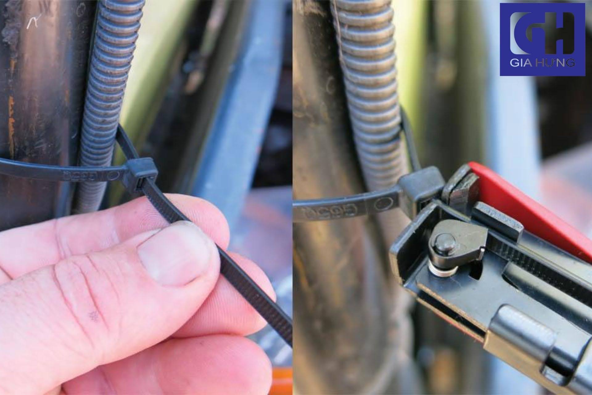 Ứng dụng của dây thít nhựa Ứng dụng của dây thít nhựa